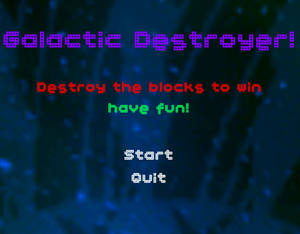 play Galactic Destroyer