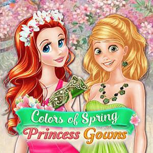 play Colors Of Spring Princess Gowns