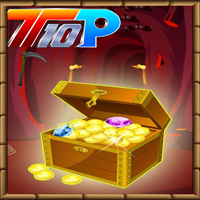 play Top10 Find Treasure Box From Horror House