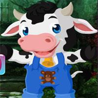 play Games4King-Cute-Calf-Rescue-2