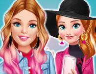 play Barbie Disney Meet-Up