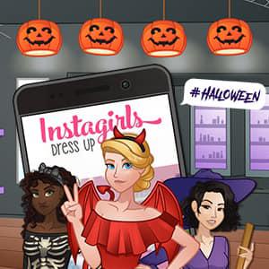 play Instagirls Halloween Dress Up