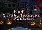 play Find Spooky Treasure Witch Relief