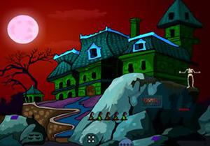 play Halloween Green House Escape