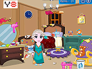 play Baby Elsa Room Cleaning