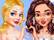 play Princesses As Gorgeous Bridesmaids