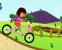 play Dora Sunny Bike Ride