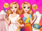 play Princesses Outfit Coloring