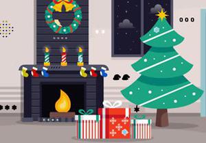 play Christmas Fireplace Quick Escape