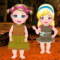 play Twin Girls War Place Rescue