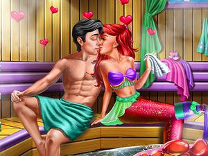 play Mermaid Sauna Flirting