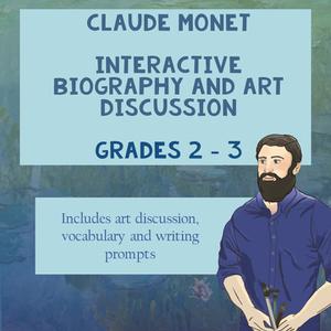 play Claude Monet Mini Biography