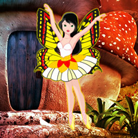 play G2R Mushroom Forest Butterfly Girl Escape