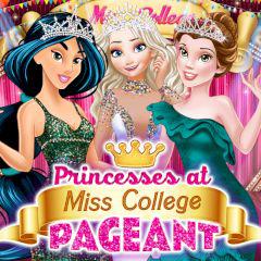 play Princesses At Miss College Pageant