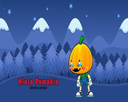 play Ninja Pumpkin Winter Editon
