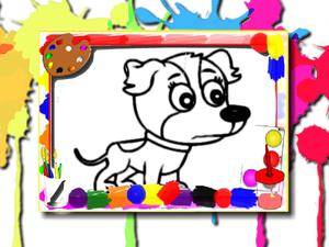 play Dogs Coloring Book