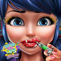 play Dotted Girl Lips Injections