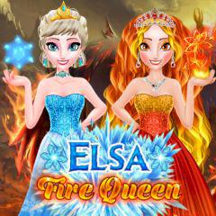 play Elsa Fire Queen