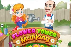 play Flower Tower Mahjong (Html5)