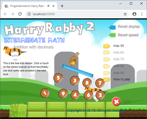 play Harryrabby2 Addition With 2 Decimal Places Free
