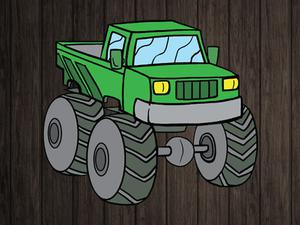 play Monster Truck Jigsaw