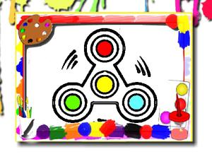 play Fidget Spinner Coloring Book