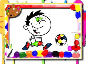 play Football Coloring Time