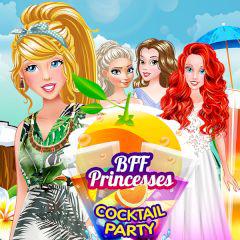 play Bff Princesses Cocktail Party