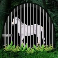 White Horse Trapped Escape