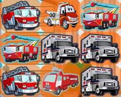 play Emergency Trucks Match 3