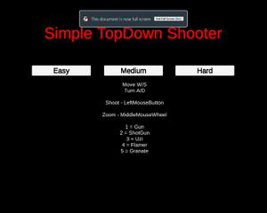 1St Simple Topdown Shooter