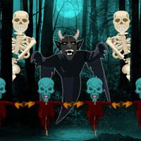 play Halloween-Haunted-Forest-Escape