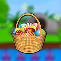 play Find The Easter Eggs Bag