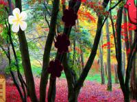 play Red Autumn Forest Escape