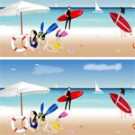 play Differences-On-The-Beach