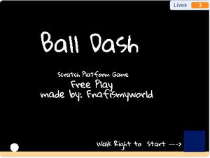 play Ball Dash Platformer