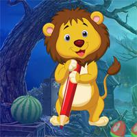 play Games4King Nimble Lion Rescue