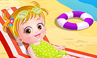 play Baby Hazel At The Beach