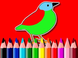 play Bts Birds Coloring Book