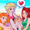 play Princesses Beach Party