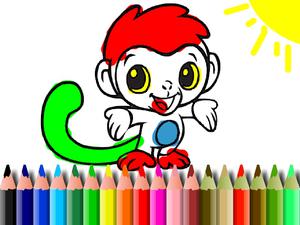 play Bts Monkey Coloring