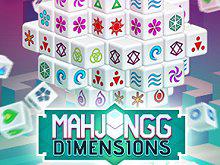 play Mahjongg Dimensions (350 Seconds)