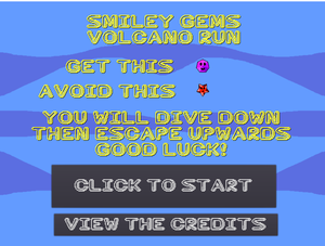 play Smiley Gems Volcano Run (Jam Version)