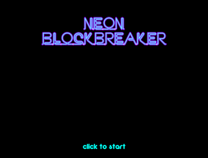 play Neon Blockbreaker