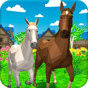 play Horse Family Animal Simulator 3D