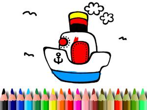 play Bts Boat Coloring