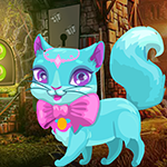 play Fantasy Blue Cat Escape