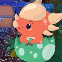 play Baby Triceratops From Egg Escape