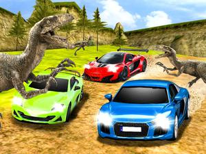 play Dino Car Race