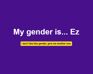 play Random Gender Generator